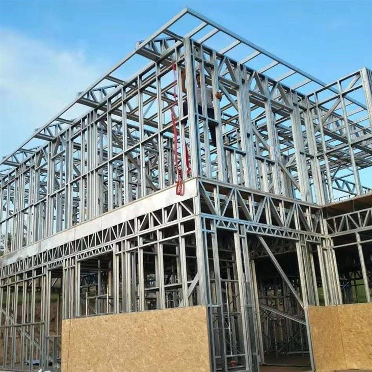 Prefab ইস্পাত ধাতু গুদাম বিল্ডিং